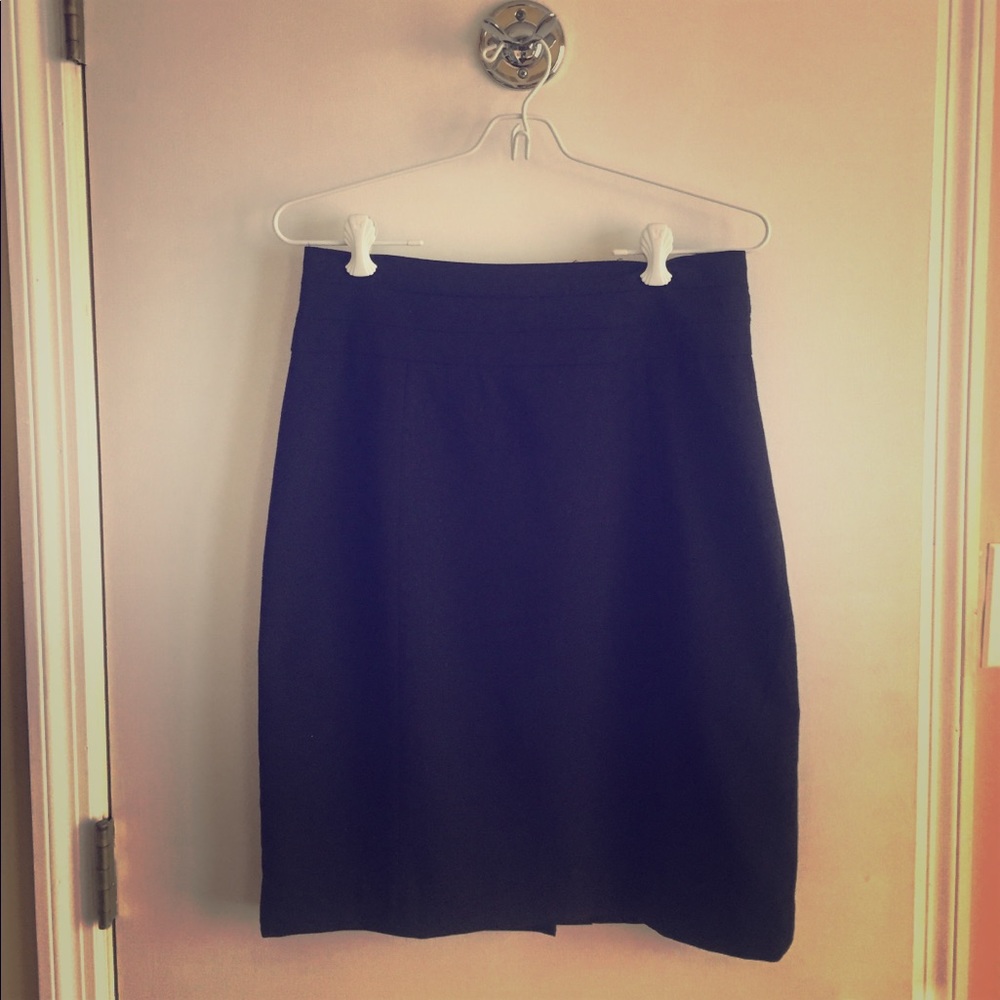 Black high waisted skirt